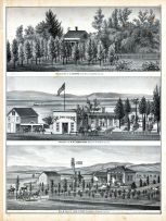 Residence and Farm of E. Munyan, Centerville, Property of W. W. Armstrong, Brooklyn, Residence and Farm of Jas. F. Kapp, Pleasanton